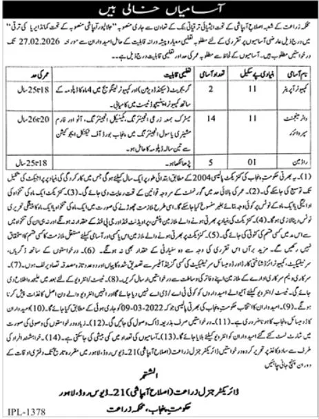 Agriculture Department Jobs 2026 Advertisement
