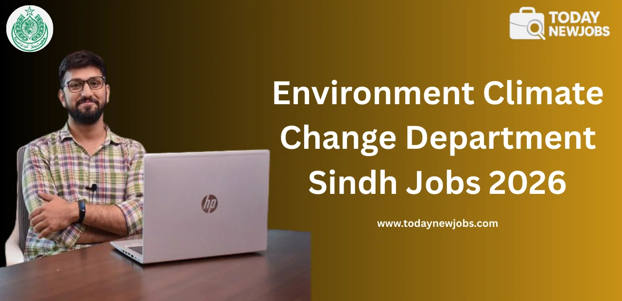 Environment Climate Change Department Sindh Jobs 2026