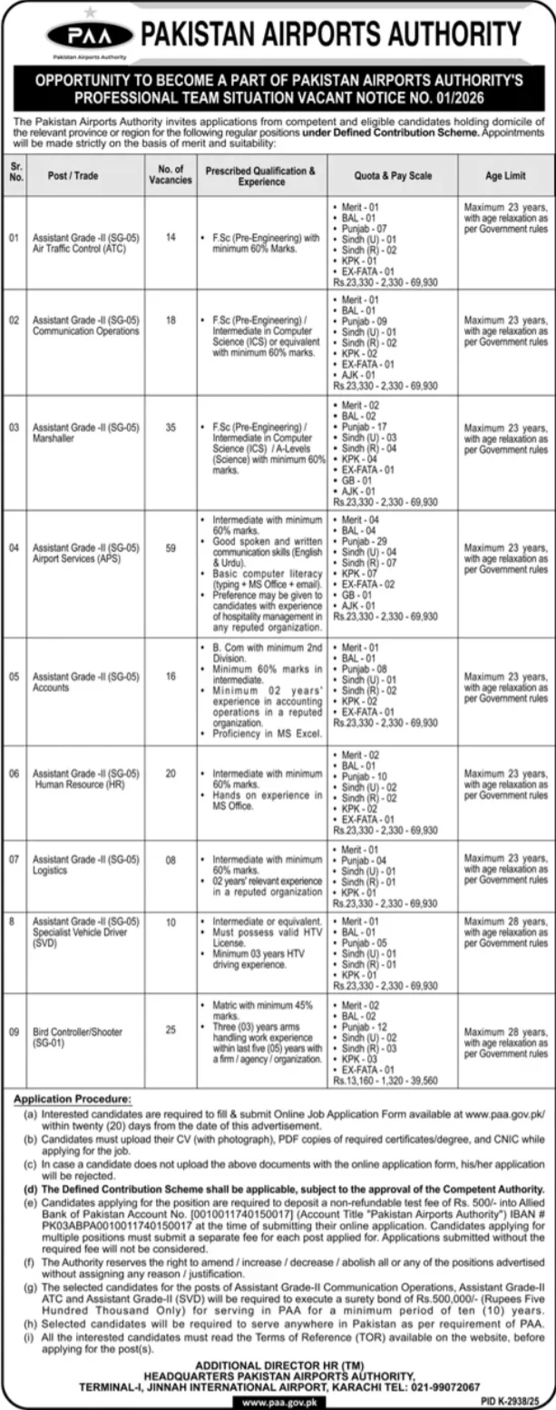 PAA Jobs 2026 Advertisement