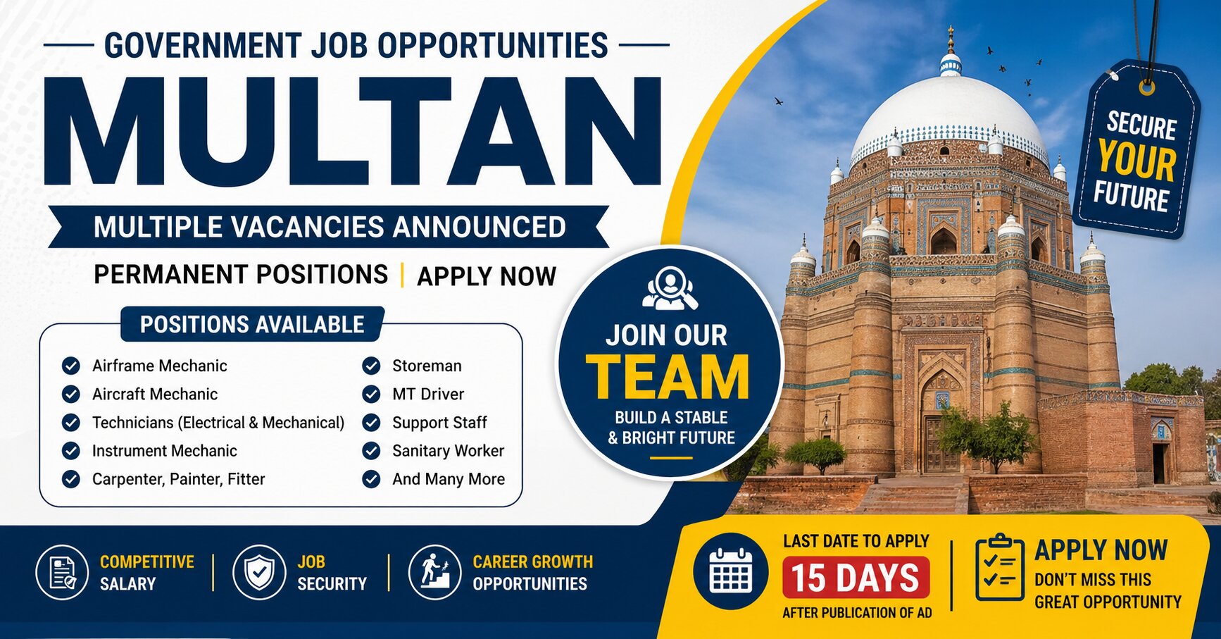 499 Army Aviation EME Battalion Multan Cantt Jobs 2026