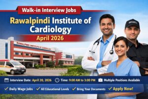 Rawalpindi Institute of Cardiology Jobs 2026